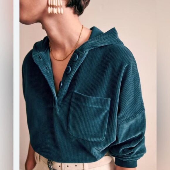Sezane Anatole Sweatshirt Blue - Picture 2 of 7